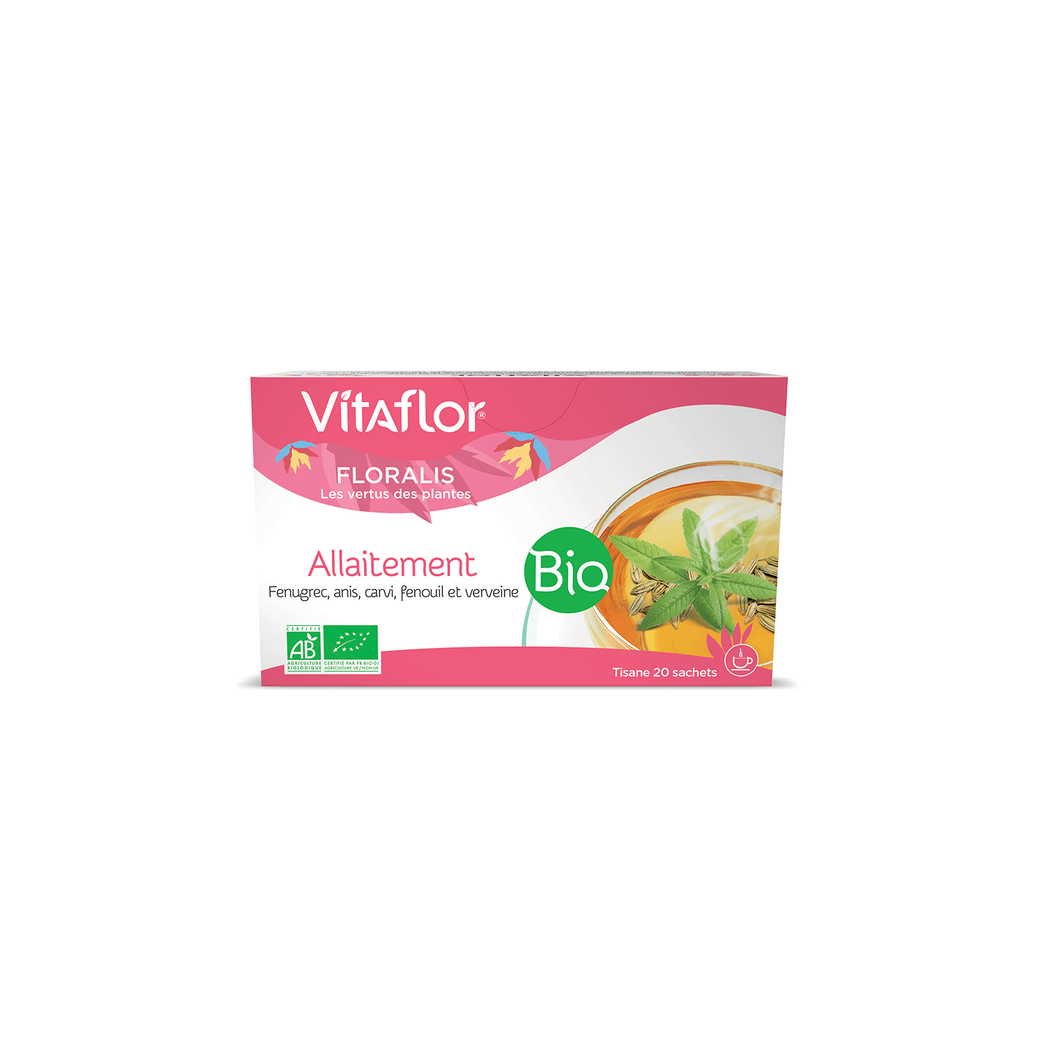 Tisane allaitement - Vitaflor - Aider la production de lait maternel